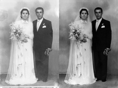 Recuperação de fotos antigas